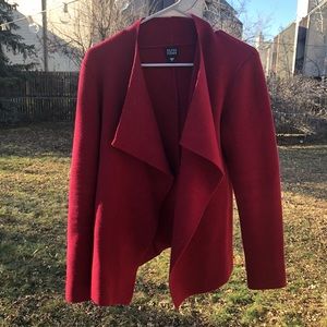 ✨Eileen Fisher✨Red Maroon Sweater Cardigan EUC
